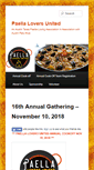 Mobile Screenshot of paellaloversunited.com